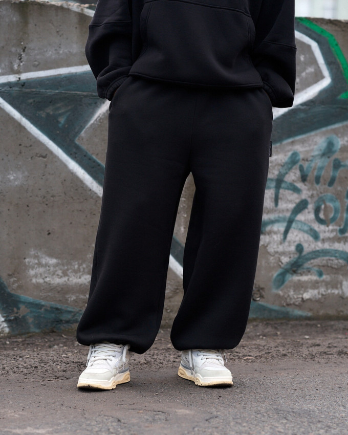 Тёплые спортивные штаны OGP Bend Fleece чёрные - 1