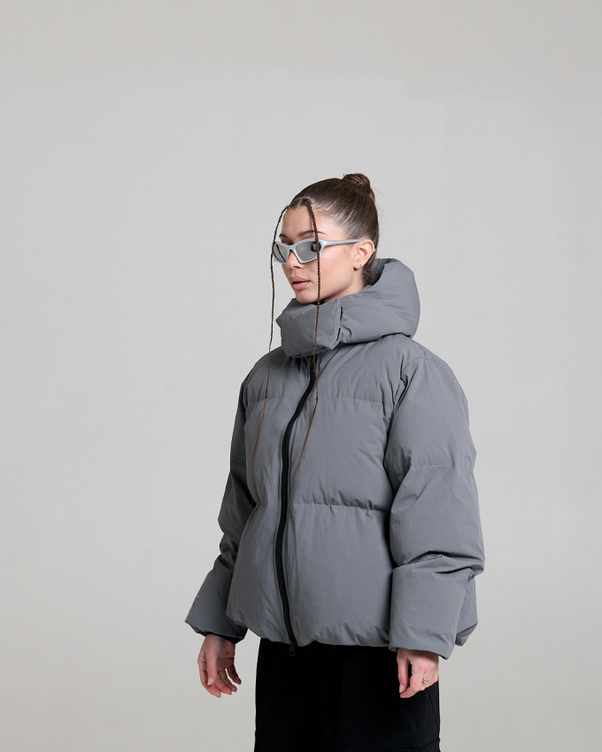 OGONPUSHKA Easy 2.0 women's winter puffer jacket graphite – Buy