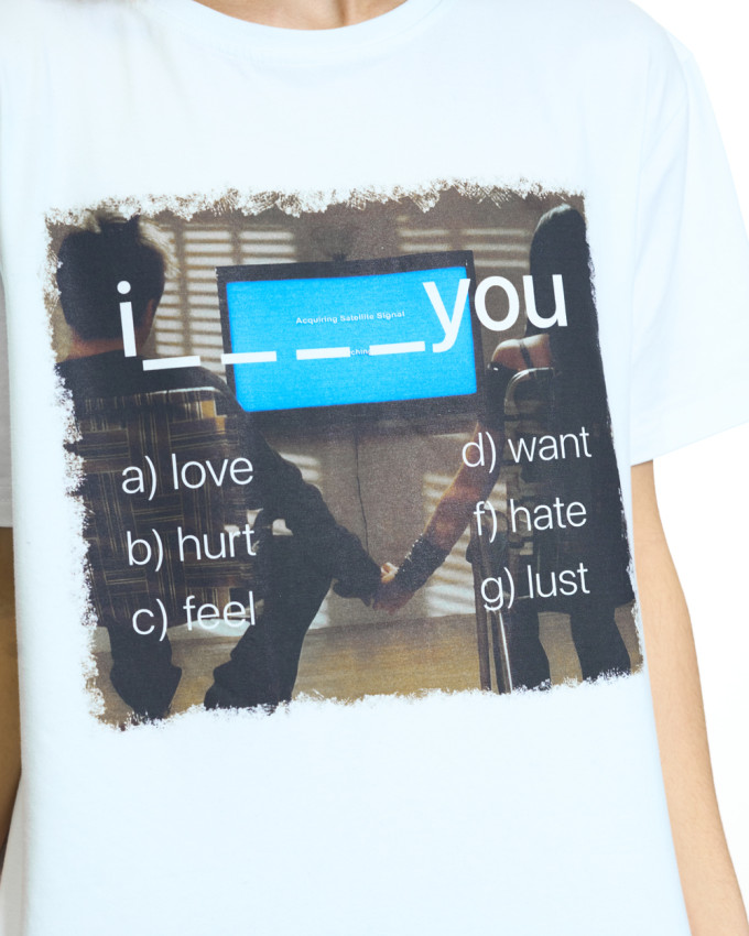 Футболка OGP You белая (Slim fit) - 1