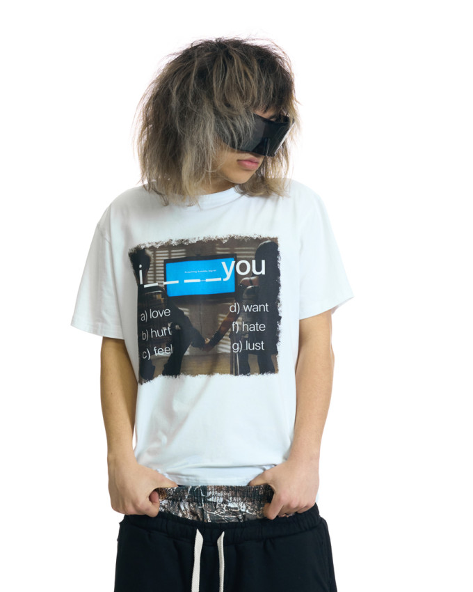 Футболка OGP You белая (Slim fit) - 1
