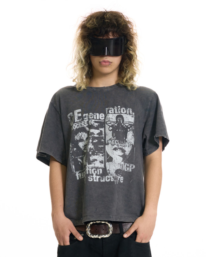 Футболка OGP Generation Washed графит - 1