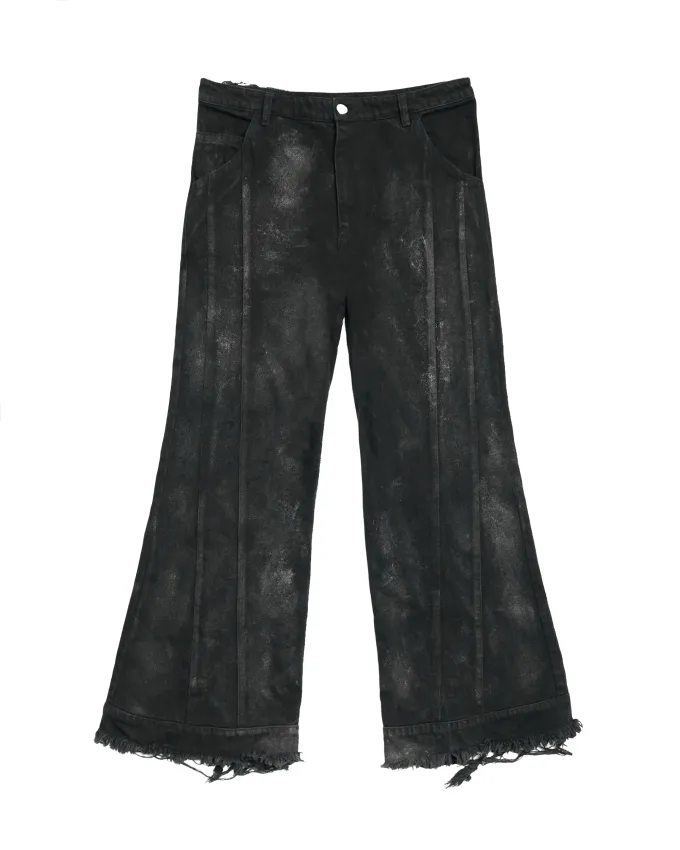 Джинси кльош OGP Ash Waxed чорні